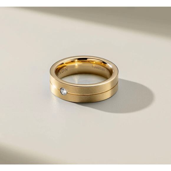 Jaxxon Single Stone Comfort Fit Band
- 7mm Gold - Picture 3 of 9